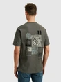 Cast Iron Short sleeve r-neck regular fit wa