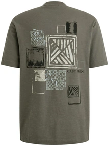 Cast Iron Short sleeve r-neck regular fit wa
