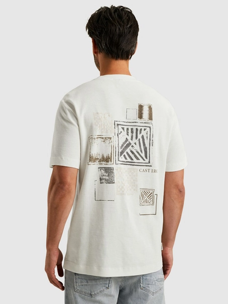 Cast Iron Short sleeve r-neck regular fit wa