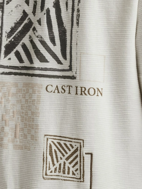 Cast Iron Short sleeve r-neck regular fit wa