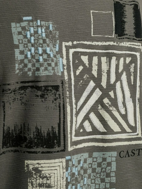 Cast Iron Short sleeve r-neck regular fit wa