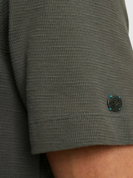 Cast Iron Short sleeve r-neck regular fit wa
