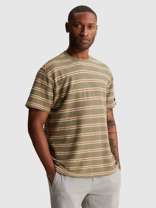Cast Iron Short sleeve r-neck relaxed fit st