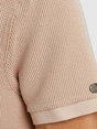 Cast Iron Short sleeve r-neck two tone waffl