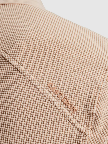 Cast Iron Short sleeve r-neck two tone waffl