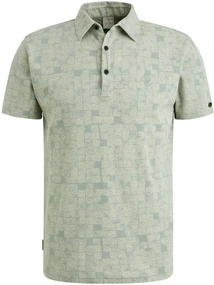Cast Iron Short sleeve r-neck waffle printed