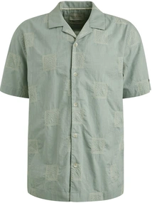 Cast Iron Short Sleeve Shirt All over embro