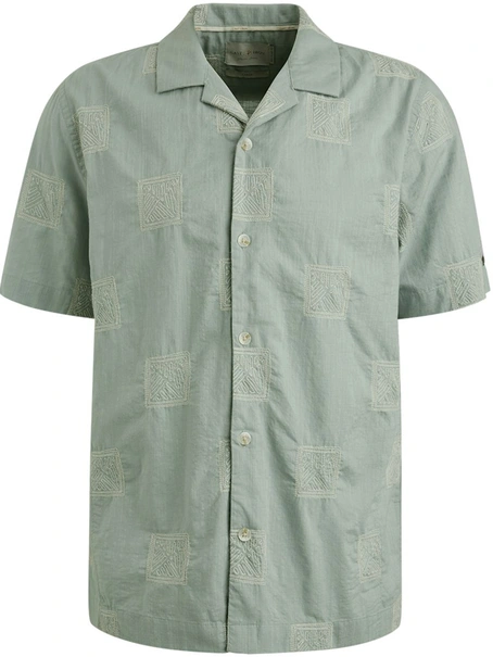 Cast Iron Short Sleeve Shirt All over embro