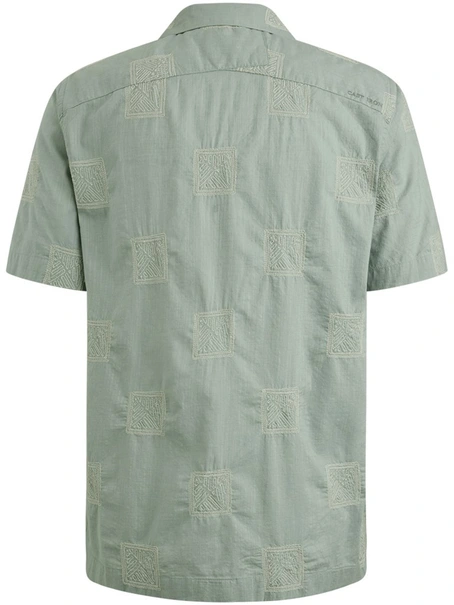 Cast Iron Short Sleeve Shirt All over embro