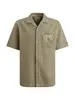 Cast Iron Short Sleeve Shirt Yarn dye struct