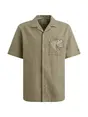 Cast Iron Short Sleeve Shirt Yarn dye struct