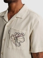 Cast Iron Short Sleeve Shirt Yarn dye struct