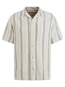 Cast Iron Short Sleeve Shirt YD stripe struc