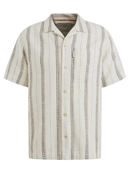 Cast Iron Short Sleeve Shirt YD stripe struc