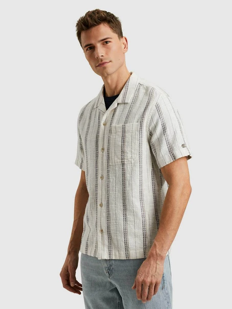 Cast Iron Short Sleeve Shirt YD stripe struc