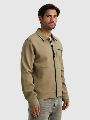 Cast Iron Zip jacket interlock sweat