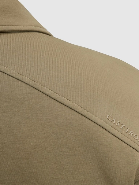 Cast Iron Zip jacket interlock sweat
