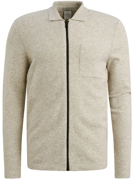 Cast Iron Zip jacket wool blend