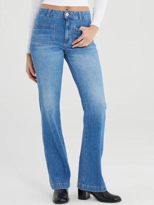 Cup of Joe denim high waist bootcut