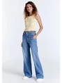 Cup of Joe denim high waist wide leg