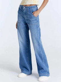 Cup of Joe denim high waist wide leg