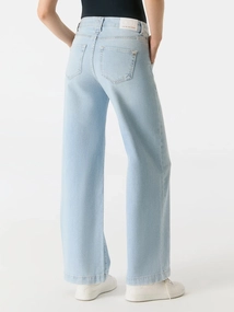 Cup of Joe denim high waist wide leg