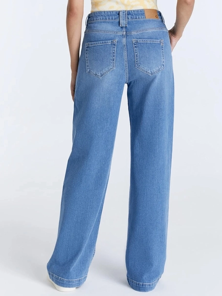 Cup of Joe denim high waist wide leg