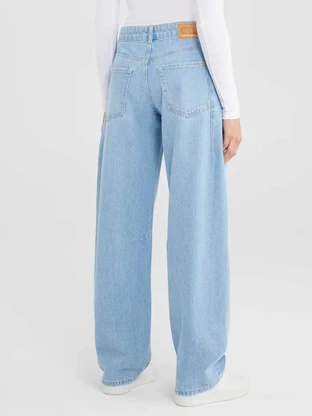 Cup of Joe denim mid waist balloon jeans