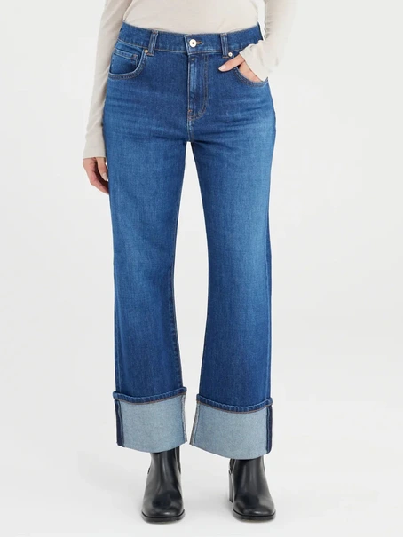 Cup of Joe denim mid waist straight