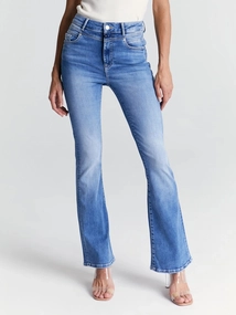 Cup of Joe denim ultra high waist flare