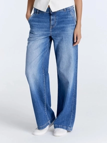 Cup of Joe denim wide leg chino