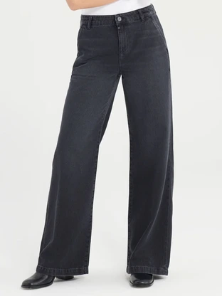 Cup of Joe denim wide leg chino