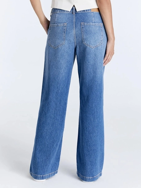 Cup of Joe denim wide leg chino