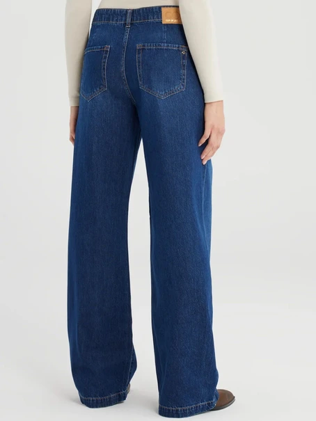 Cup of Joe denim wide leg chino