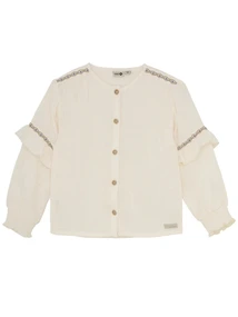 Daily7 Shirt Longsleeve Ruffle