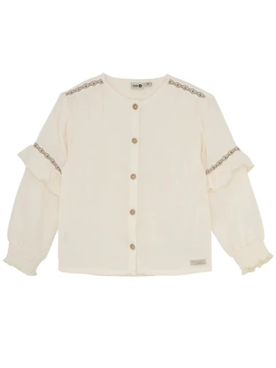 Daily7 Shirt Longsleeve Ruffle
