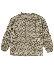 Daily7 Shirt Longsleeve Shiny Flower
