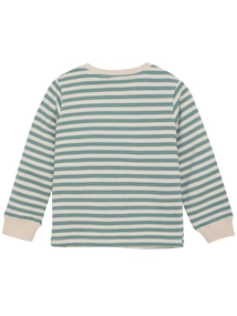 Daily7 T-shirt LS Small Stripe