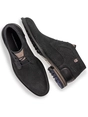 Floris van Bommel Floris Casual Black Nubuck print