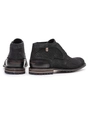 Floris van Bommel Floris Casual Black Nubuck print