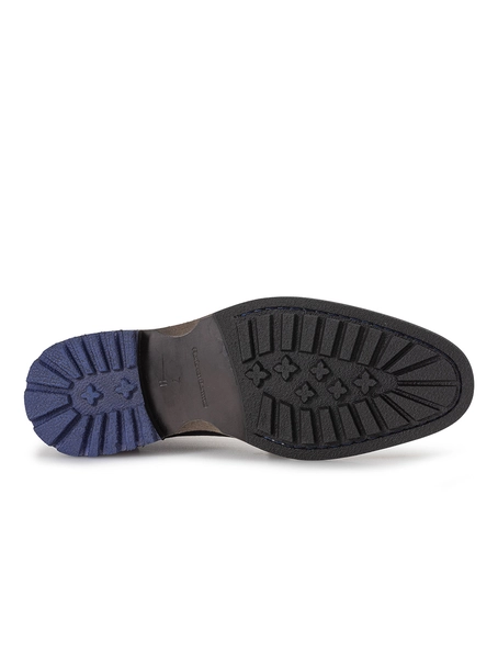 Floris van Bommel Floris Casual Black Nubuck print