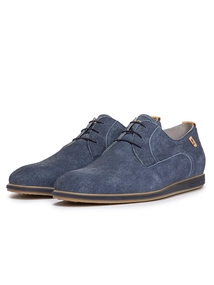 Floris van Bommel Floris Casual Blue Suede