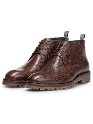 Floris van Bommel Floris Casual Brown Printed leather