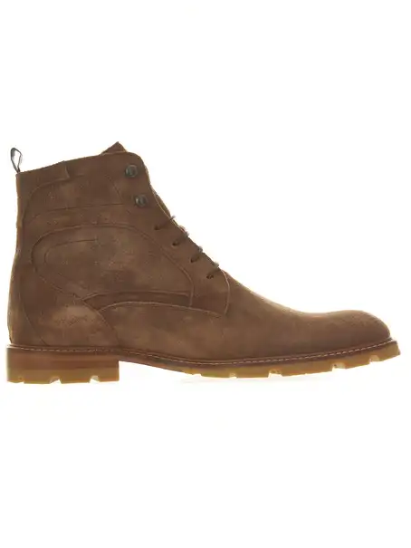 Floris van Bommel Floris Casual Cognac Suede