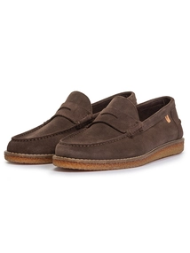 Floris van Bommel Floris Casual DarkBrown Suede