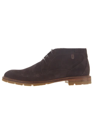 Floris van Bommel Floris Casual DarkBrown Suede