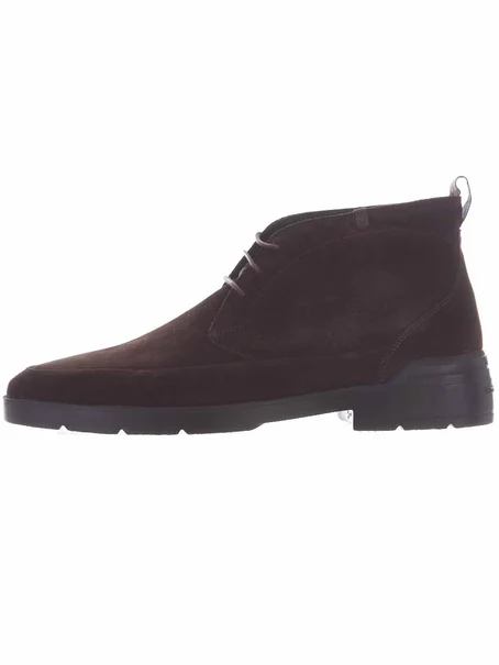 Floris van Bommel Floris Casual DarkBrown Suede