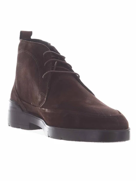 Floris van Bommel Floris Casual DarkBrown Suede