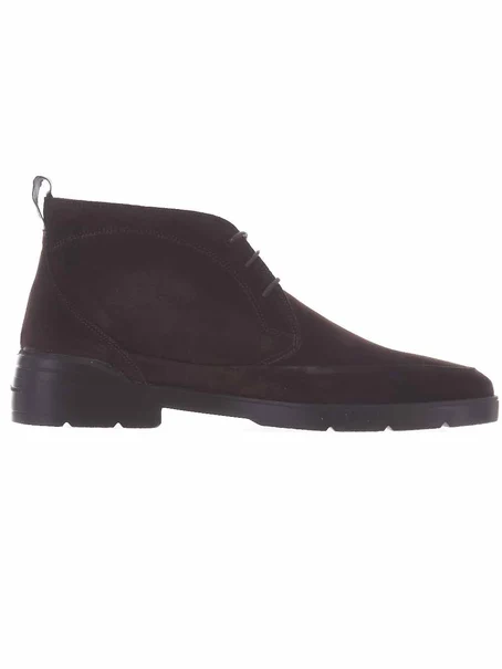 Floris van Bommel Floris Casual DarkBrown Suede