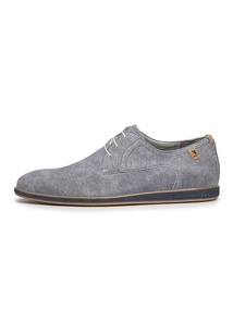 Floris van Bommel Floris Casual Grey Suede